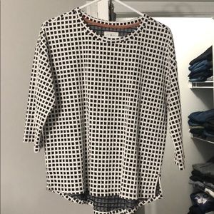 Navy and White sweater